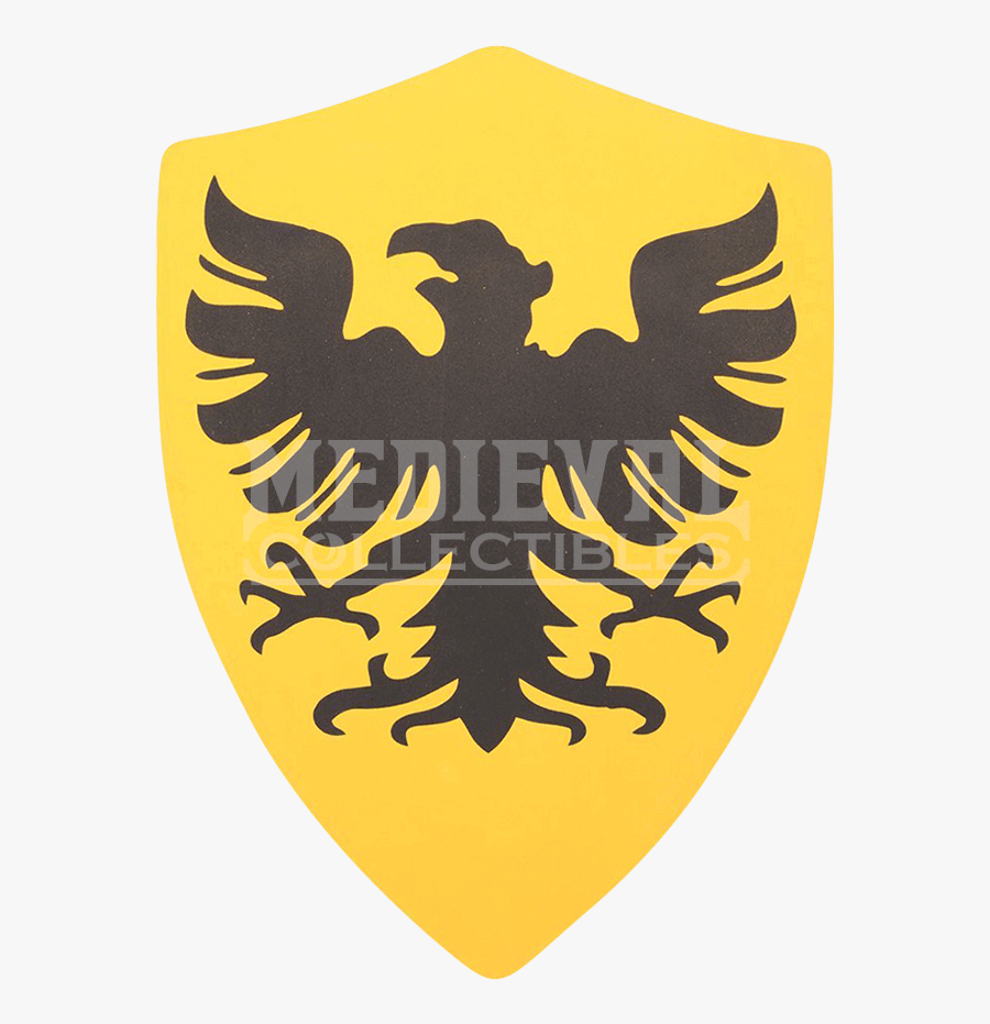 Medieval Shields Eagle - Heater Shield Coat Of Arms, Transparent Clipart