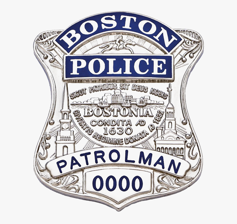 Transparent Police Badge Png - Boston Police Department Badge, Transparent Clipart