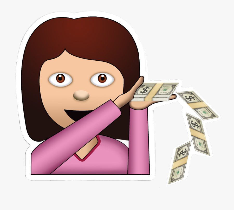 #dinero #plata #gastar *me Darias Una Oportunidad*
 - Make It Rain Emoji Png, Transparent Clipart