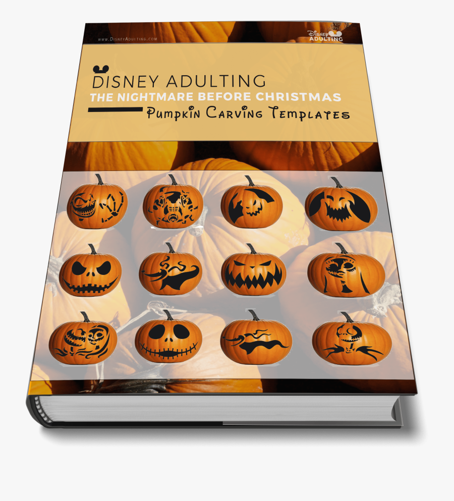 Stencil Svg Nightmare Before Christmas - Nightmare Before Christmas Pumpkin Carving, Transparent Clipart