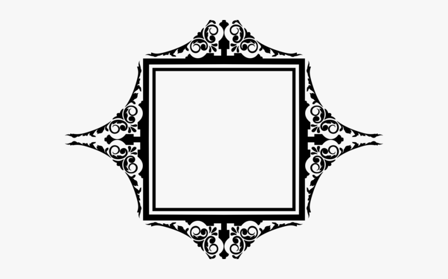 Line Art Clipart Baroque - Clip Art, Transparent Clipart