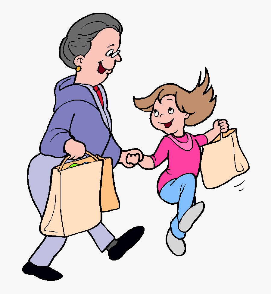 Free Grandmother Dancing Cliparts, Download Free Clip - Grandma And Granddaughter Clipart, Transparent Clipart