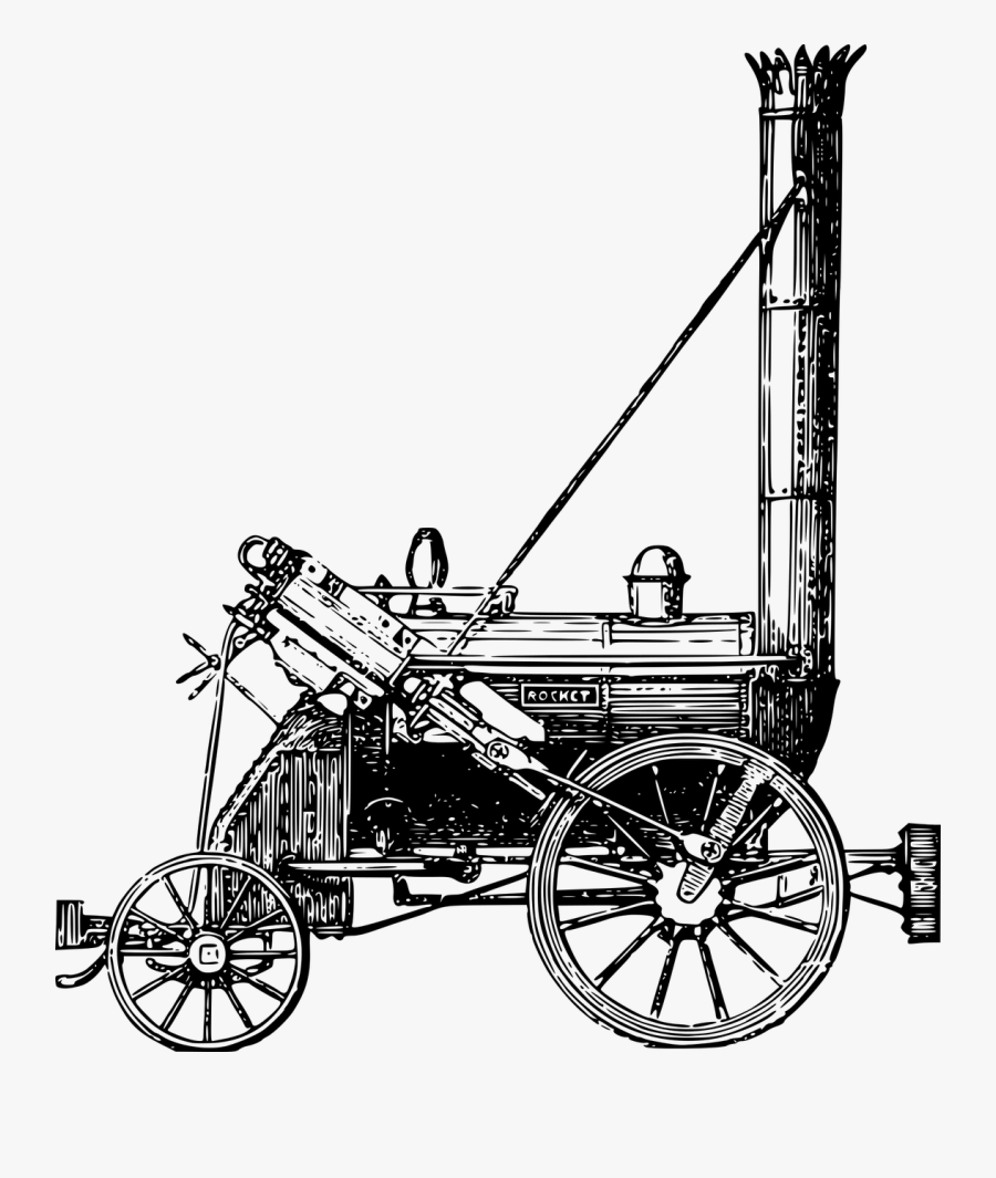 Rail Transport Train Stephenson"s Rocket Steam Locomotive - Stephenson Rocket Png, Transparent Clipart