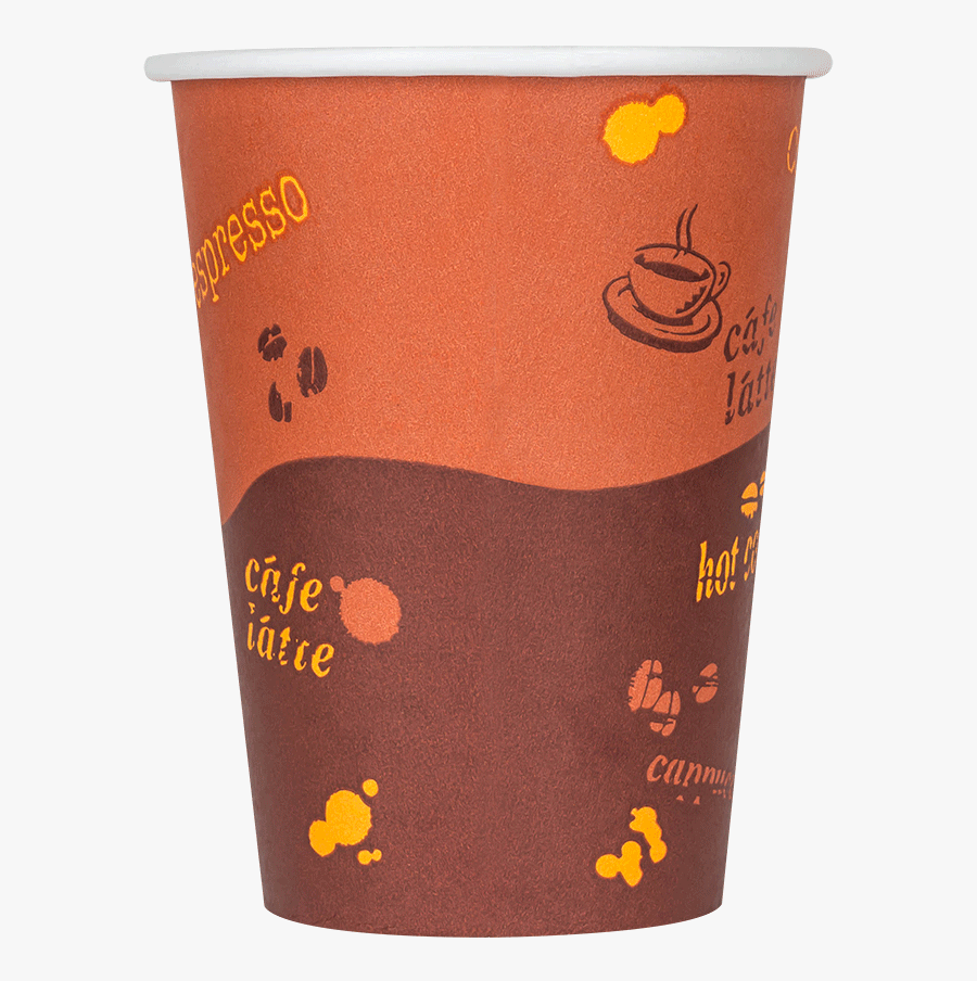 Karat 12oz Paper Hot Cups - Coffee House, Transparent Clipart