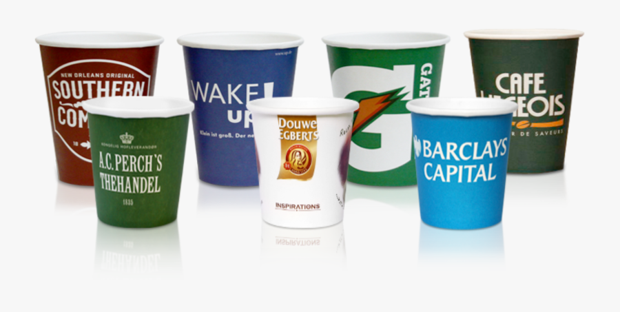 Branded Paper Espresso Cups, Transparent Clipart
