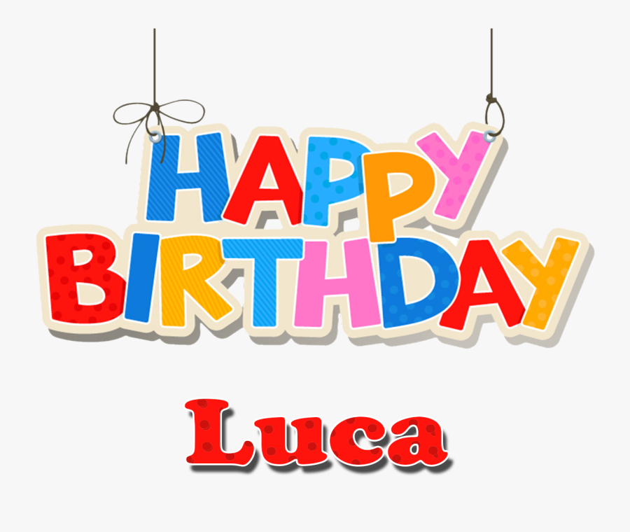 Luca Happy Birthday Name Png - Happy Birthday Aryan Png, Transparent Clipart