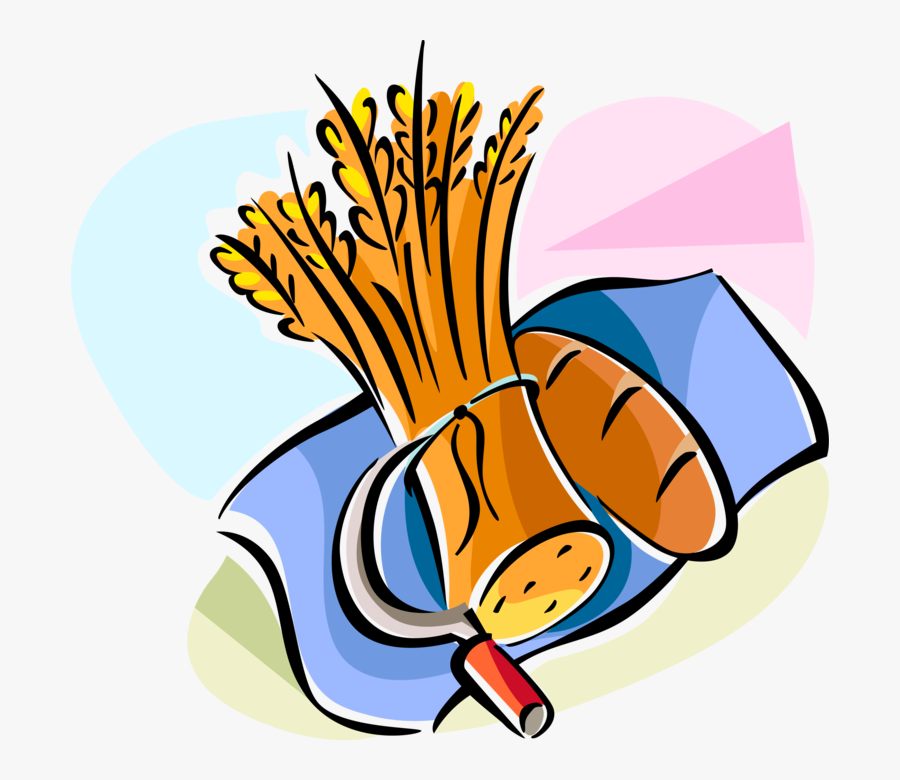 Vector Illustration Of Jewish Holiday Shavuot Feast - Clip Art Bilder Feiertag, Transparent Clipart