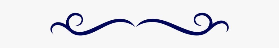Collection Of Border - Fancy Navy Blue Line, Transparent Clipart