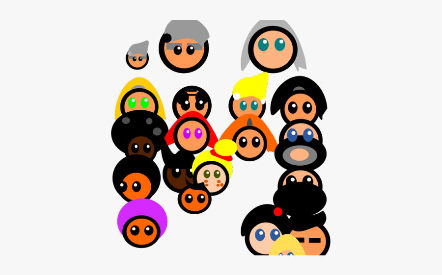 Colorful Clipart Family Tree - صور العائلة الشجره, Transparent Clipart