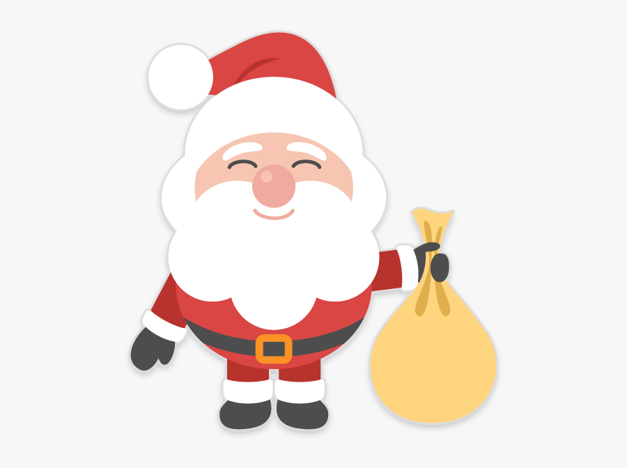 Bashful Santa Claus Animated Stickers Messages Sticker-8 - Merry Christmas Mutual Fund, Transparent Clipart