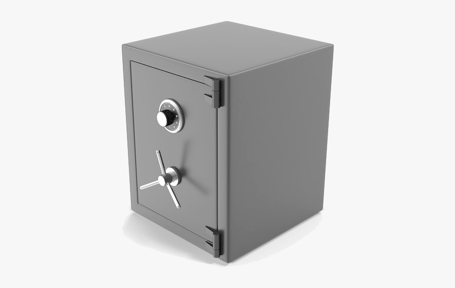 Black Safe Download Free Png - Nightstand, Transparent Clipart