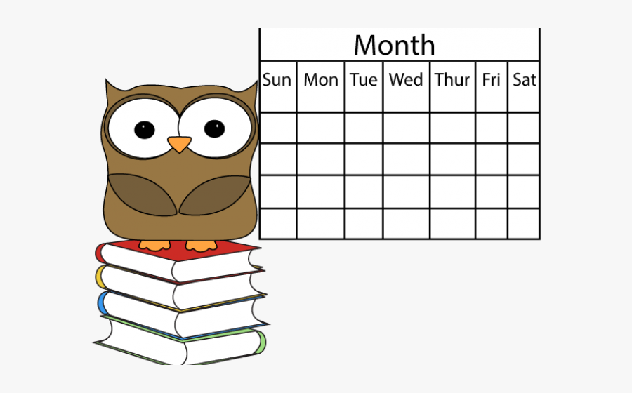 Calendar Weekly Cliparts - Cute Calendar Clip Art, Transparent Clipart