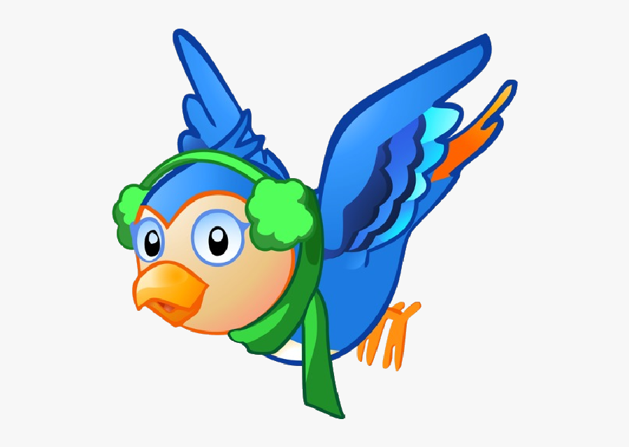 Blue Bird Cartoon Images - Passaros Voando Desenhos Em Png, Transparent Clipart