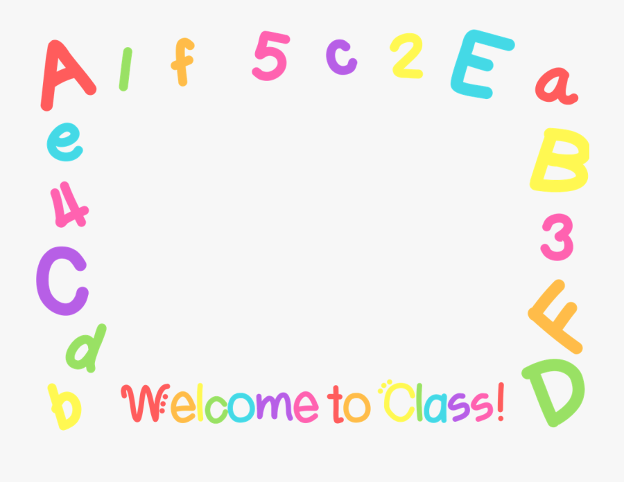 Abc Png Border - Classroom Borders Png, Transparent Clipart