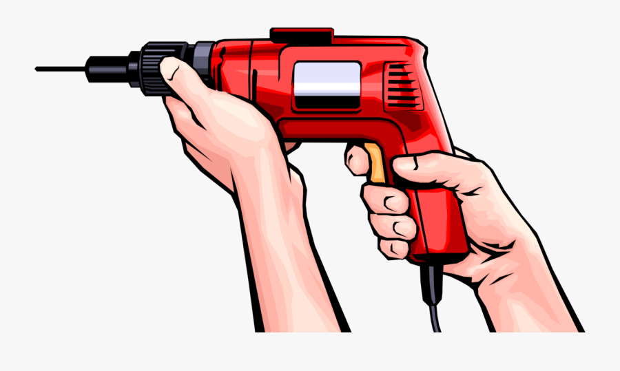 Carpenter Vector Power Tool - Trigger, Transparent Clipart