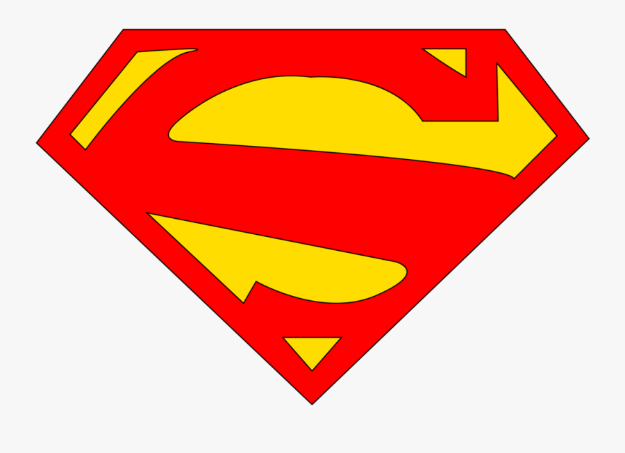 Superman Blank Symbol - Logo Superman, Transparent Clipart