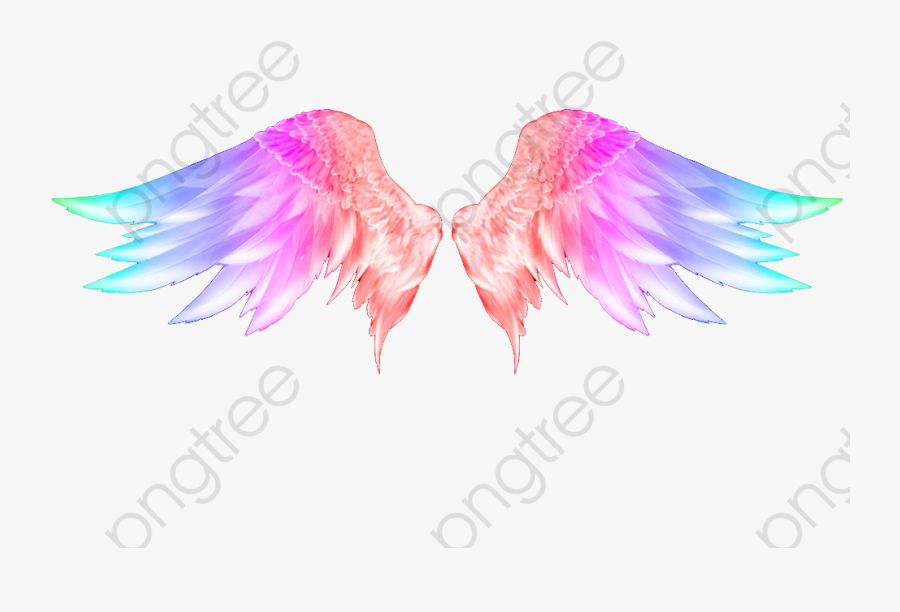 Wings Png Angel - Neon Angel Wings Png, Transparent Clipart