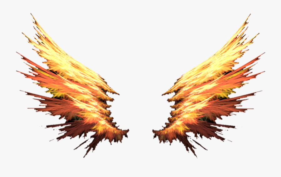 Fire Wings Png, Transparent Clipart