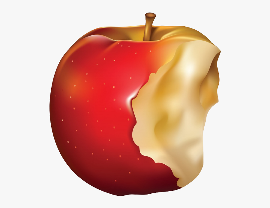 Apple Fruit Clip Art - Bitten Apple Png, Transparent Clipart