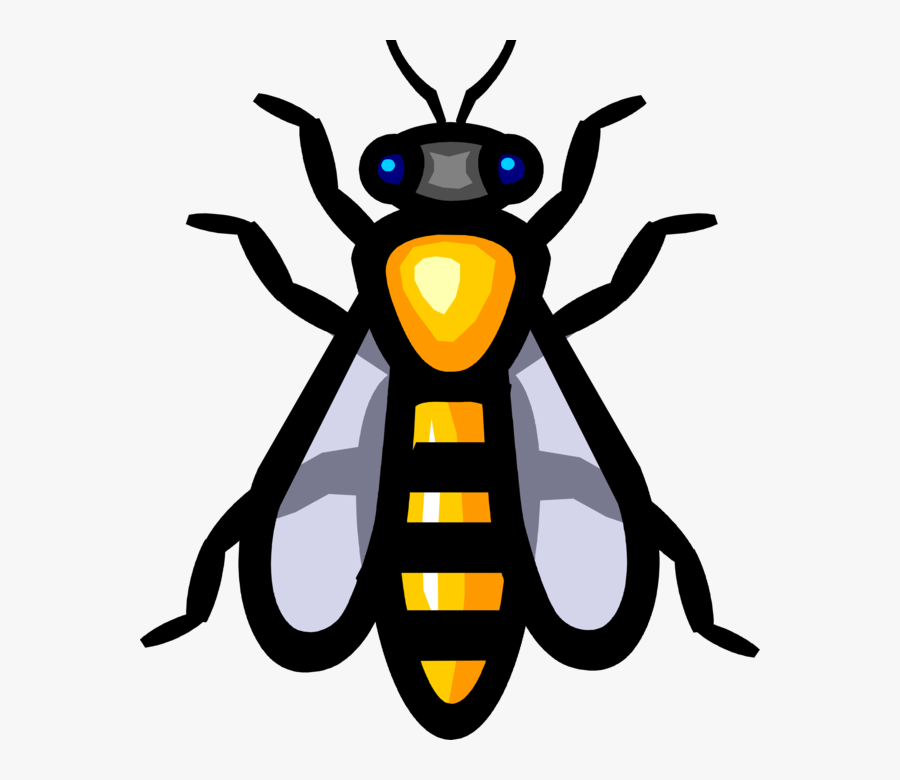 Wasp Vector Hornet - Wasp Symbol, Transparent Clipart