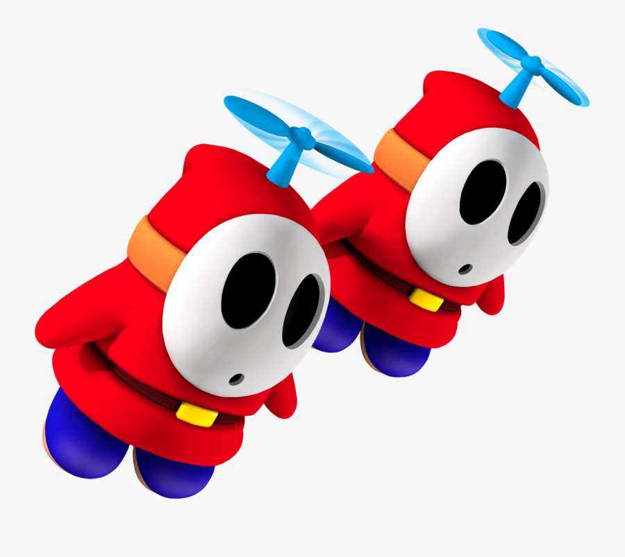 Fly Guy De Mario - Shy Guy, Transparent Clipart