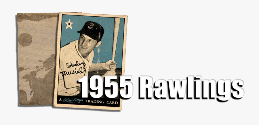 1955 Rawlings Baseball Cards - Vintage Base Ball, Transparent Clipart