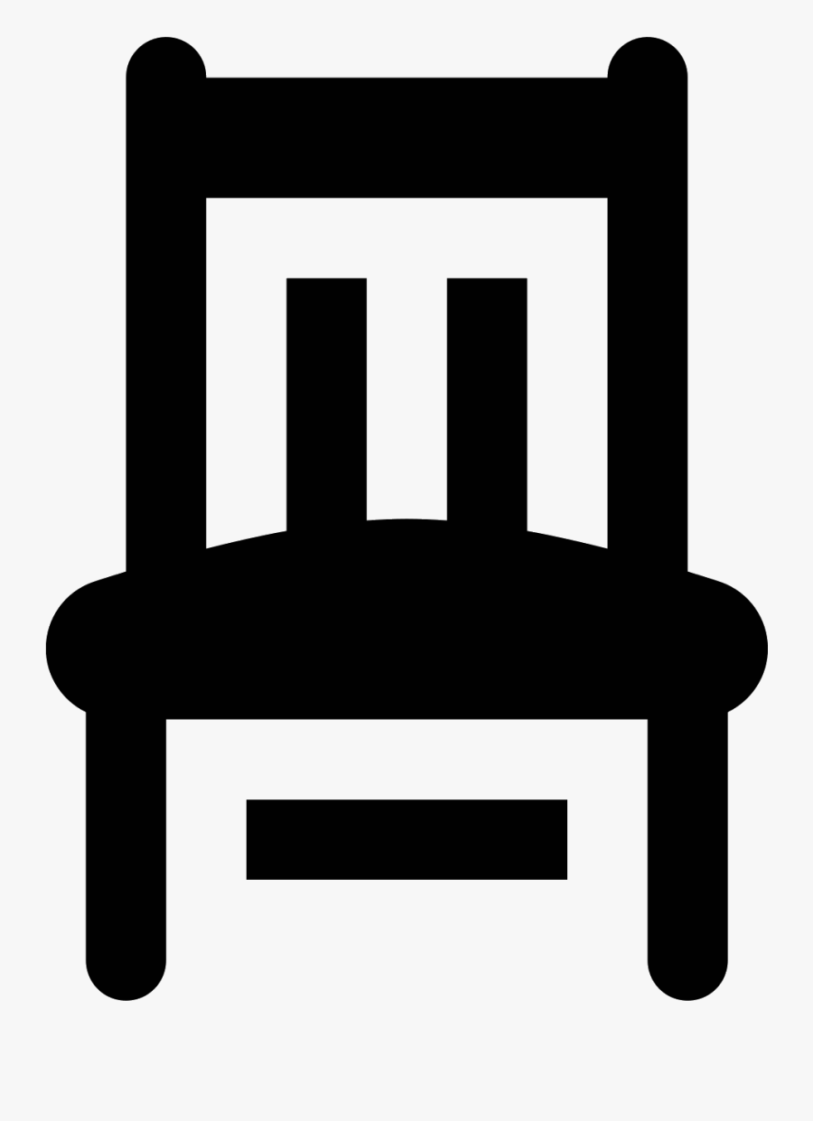 A Front Profile View Of A Chair, Transparent Clipart