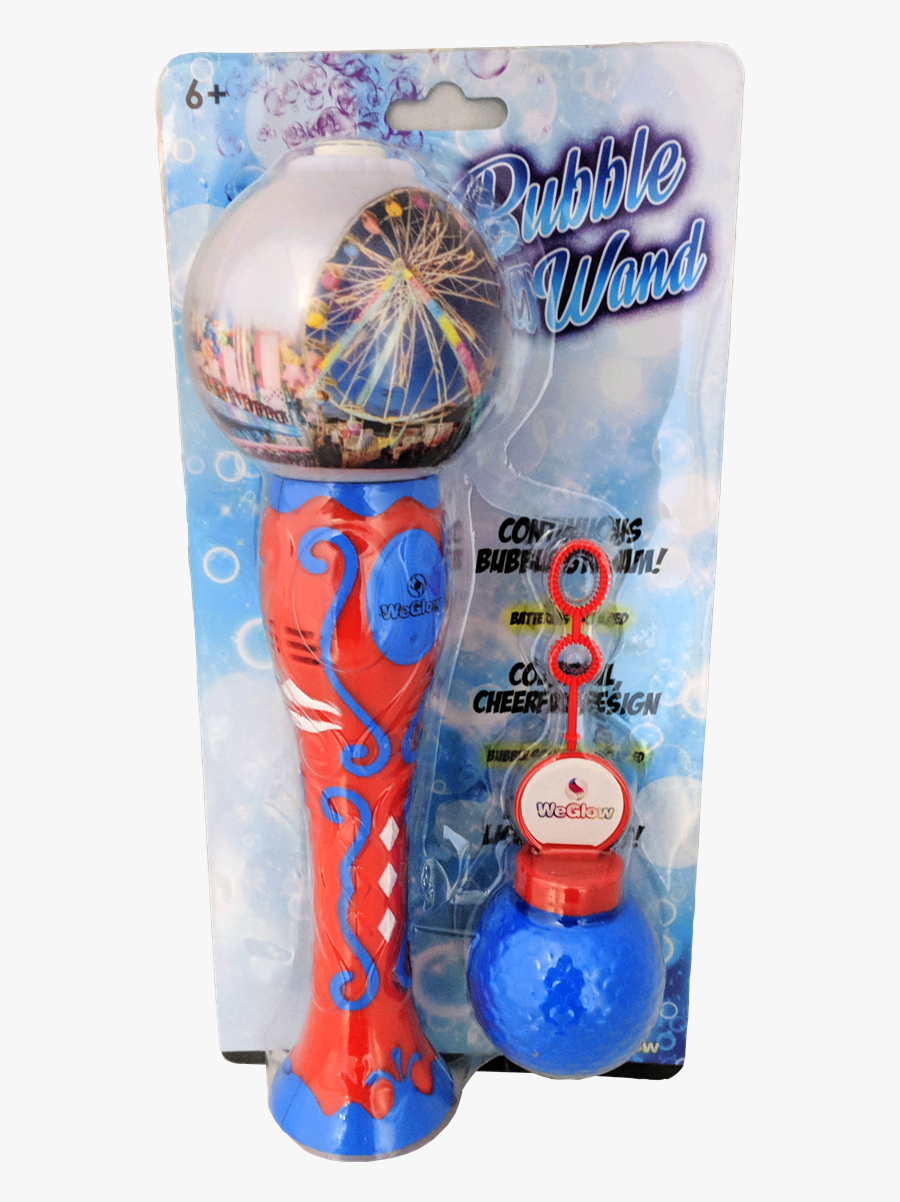 Theme Park Bubble Wand - Electric Blue, Transparent Clipart