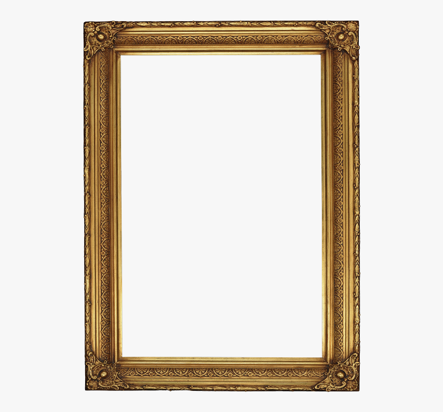 Png Download , Png Download - Gold Picture Frame Psd, Transparent Clipart