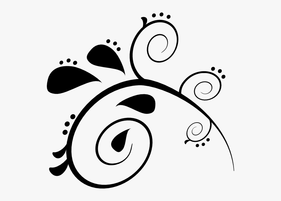 Clip Art Paisley Png - Transparent Background Red Swirls Png, Transparent Clipart