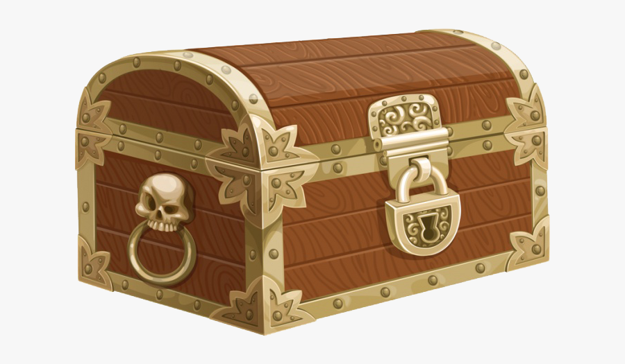 Jewelry Box Png Download - Treasure Chest Transparent Background, Transparent Clipart