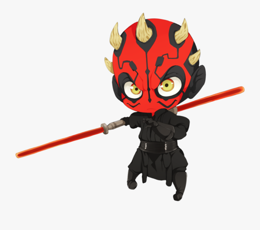 Darth Maul By *kibzy - Star Wars Darth Maul Chibi, Transparent Clipart