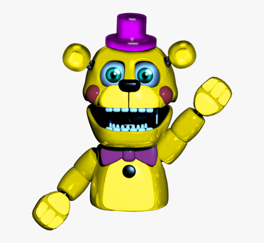 Freadbear Family Diner Is Back Open For Business Clipart - Fnaf Puppet Golden Freddy, Transparent Clipart