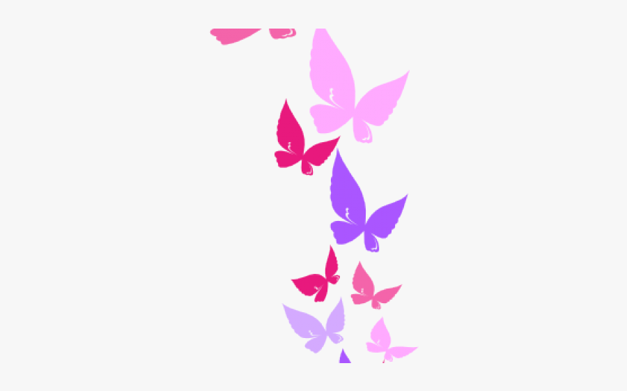 Clipart Border Butterfly Png, Transparent Clipart