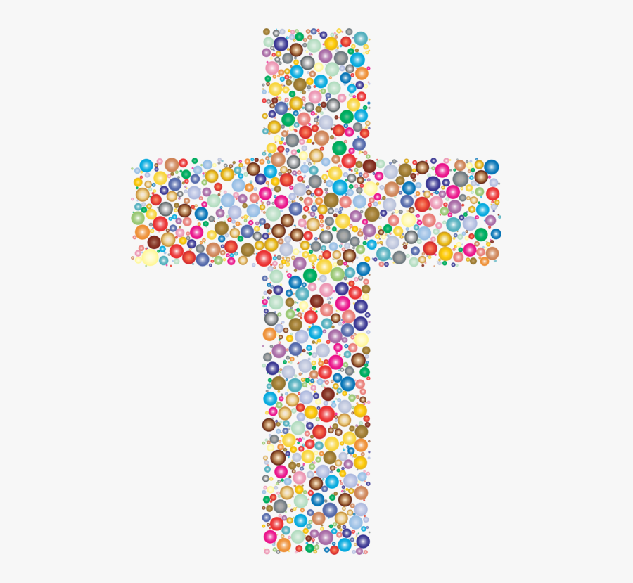 Symbol,cross,christian Cross - Colorful Cross Transparent Background, Transparent Clipart