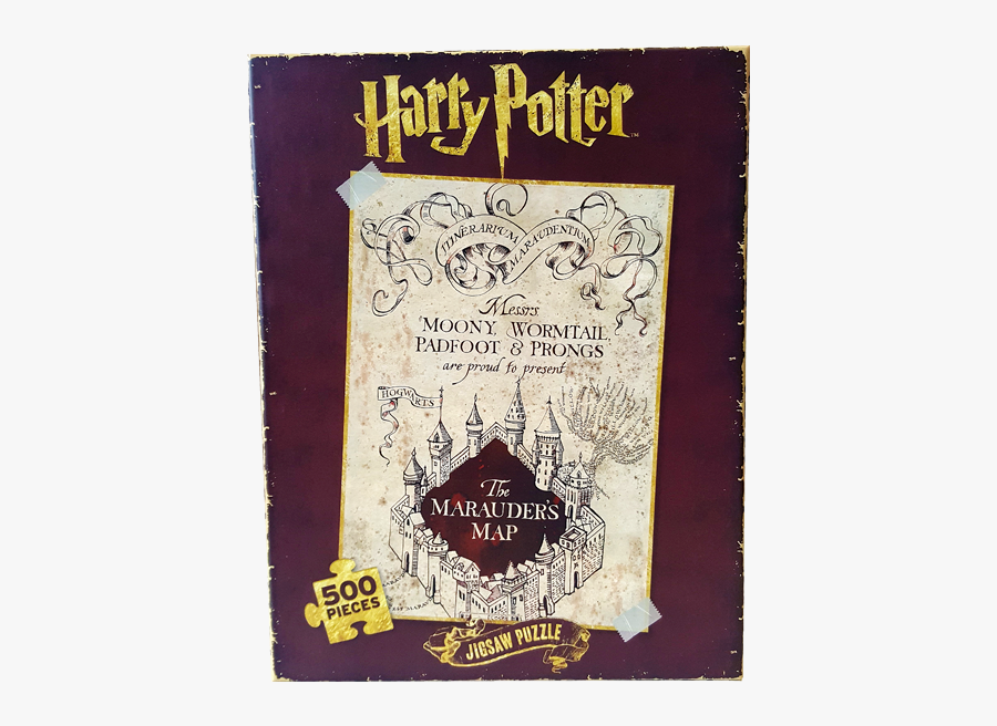 Harry Potter Marauders Map Front, Transparent Clipart