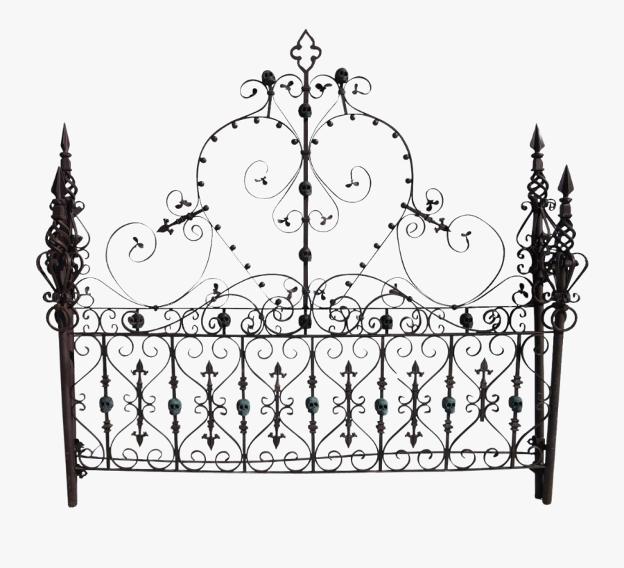 Gothic Castle Headboard Art, Transparent Clipart