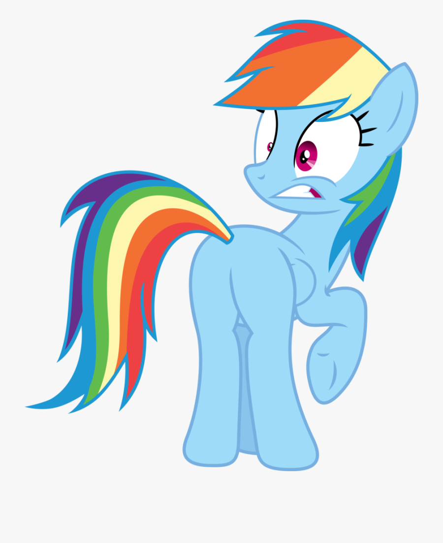 Transparent Looking Back Clipart - My Little Pony L Amicizia, Transparent Clipart