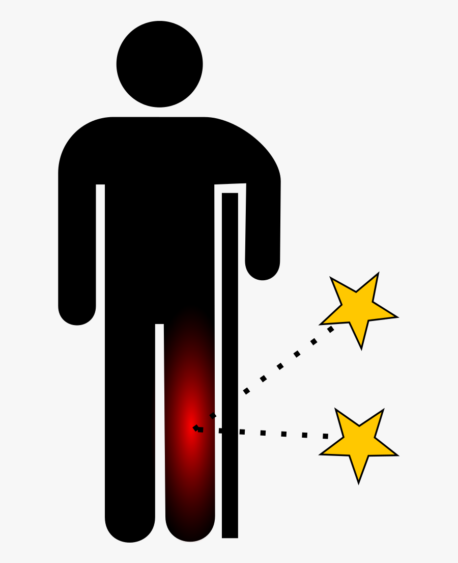 File - Injuredicon - Svg - Baño De Hombres Icono Clipart - Leg Physical Handicap Logo, Transparent Clipart