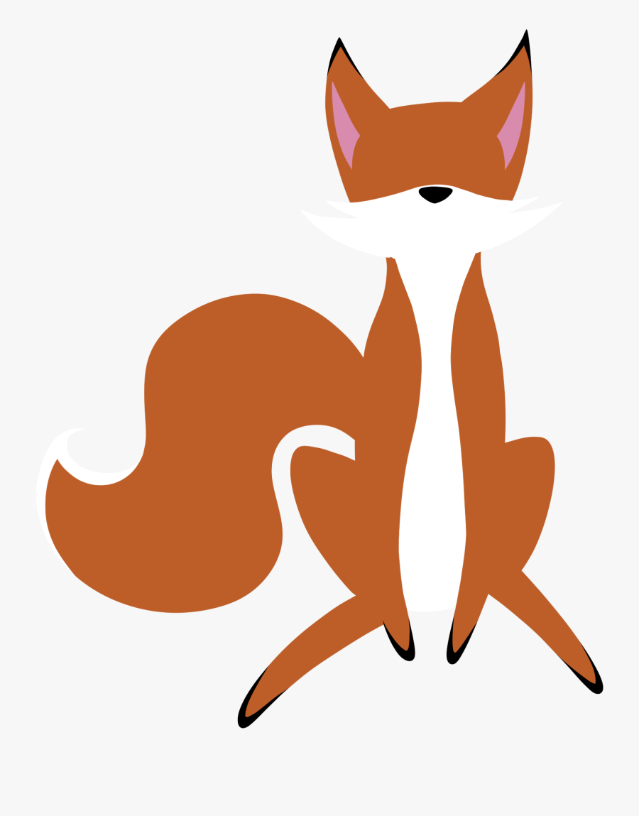 Fox Vector Sitting By Cleoziep - Fox Vector Png, Transparent Clipart