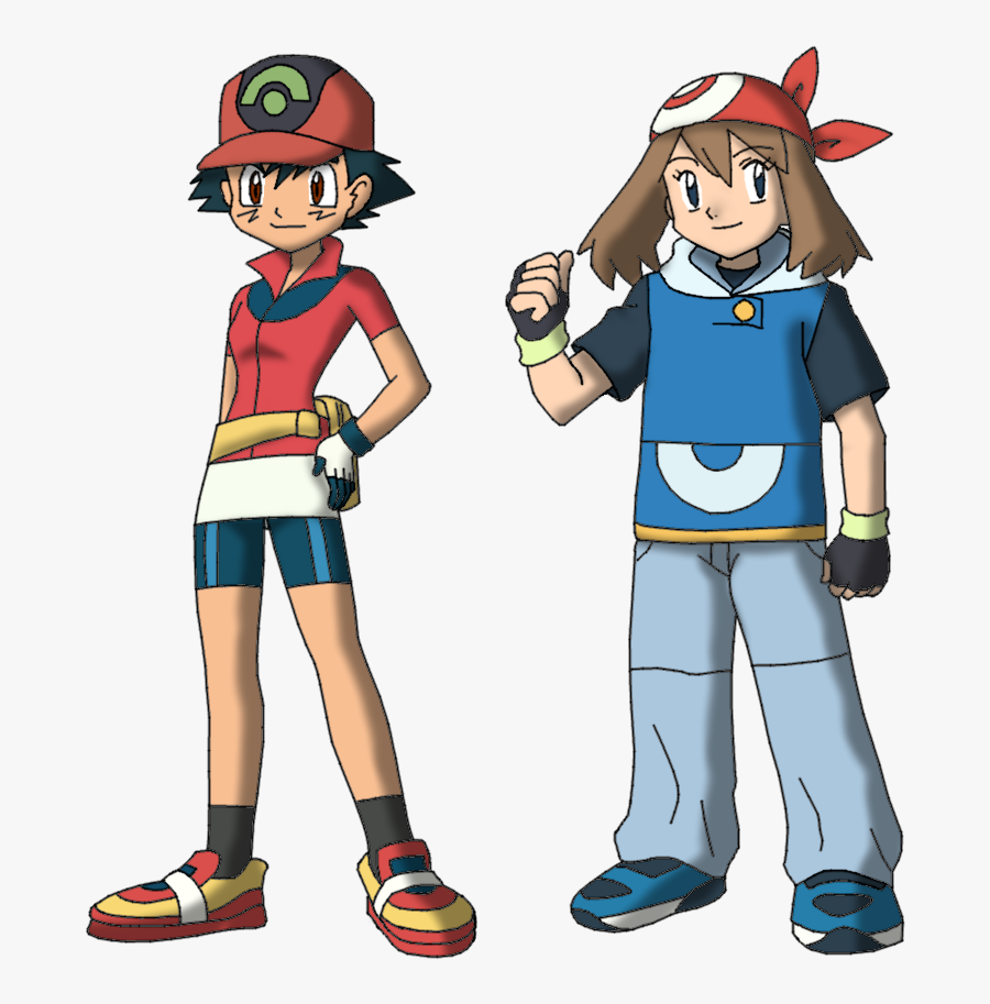 Pokemon Ash And Serena High School Love Story - Ash Serene Outfit Swap, Transparent Clipart