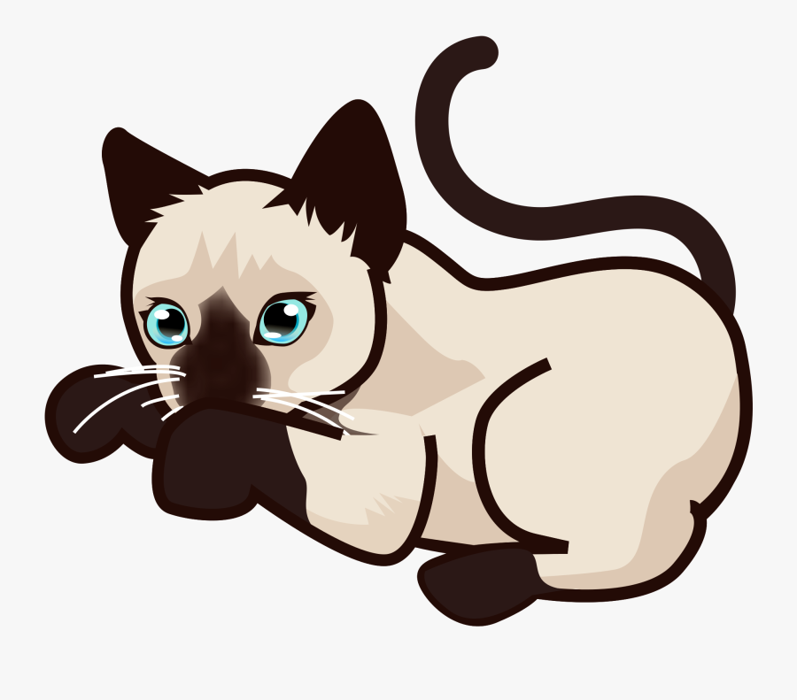Siamese Cat Clipart - Siamese Cat Clipart Png, Transparent Clipart