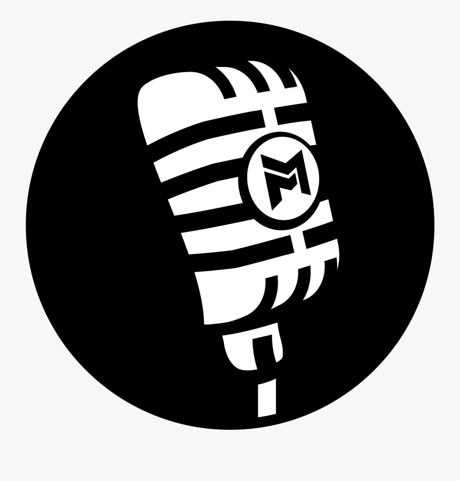 The Movement Maestro On - Microphone Circle Heart Logo, Transparent Clipart