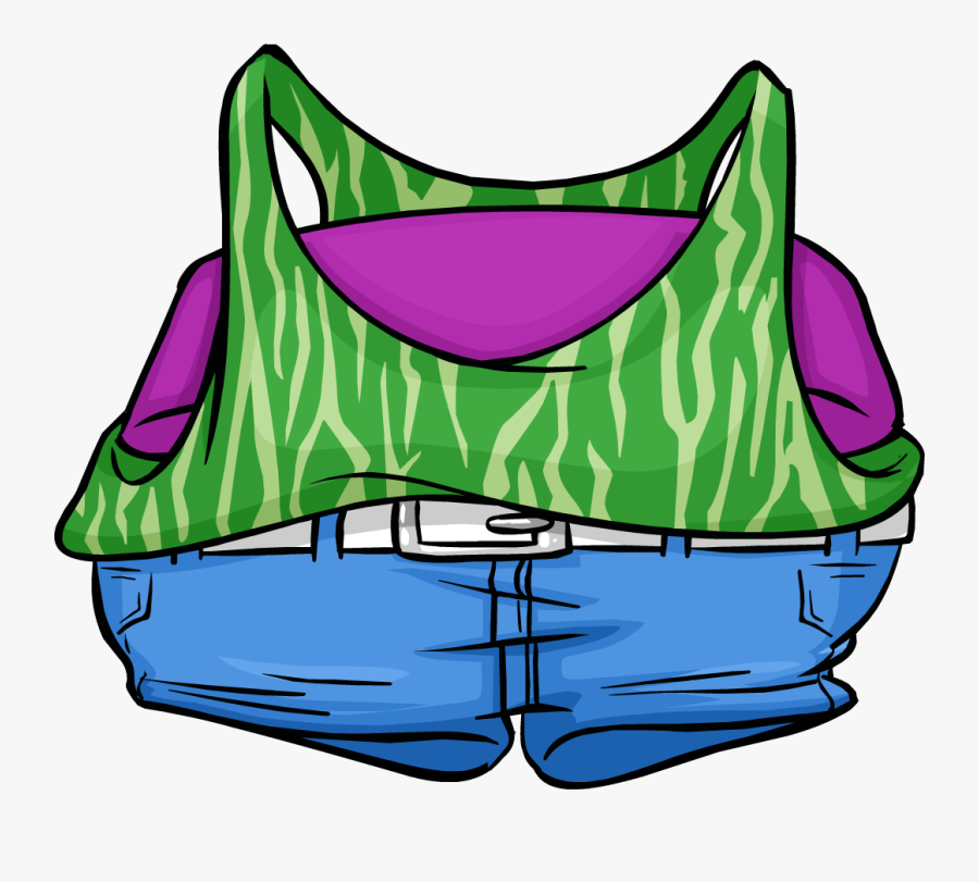 Green Dance Sweats - Ropa De Club Penguin, Transparent Clipart
