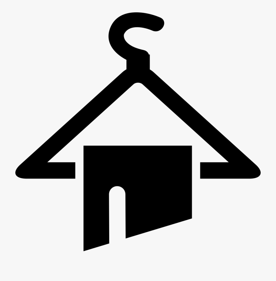 Hanger With Clothes Svg Png Icon Free Download - Clothes Hanger, Transparent Clipart