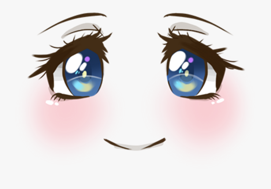 Clip Art Anime Face Png - Anime Eyes Transparent Background, Transparent Clipart