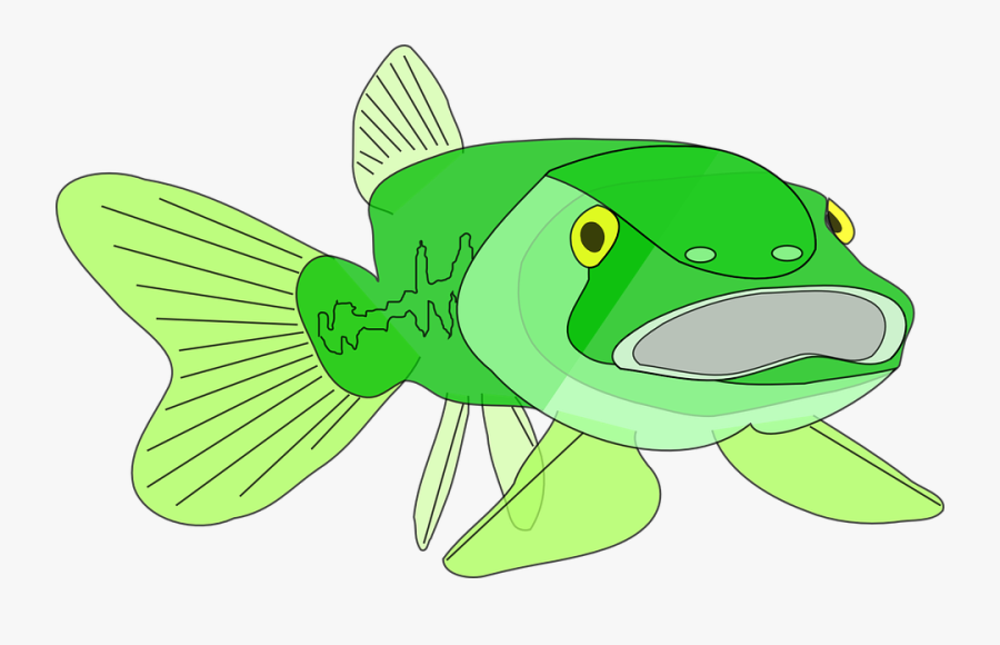 Transparent Pout Pout Fish Clipart - Fisk Med Stor Mund, Transparent Clipart