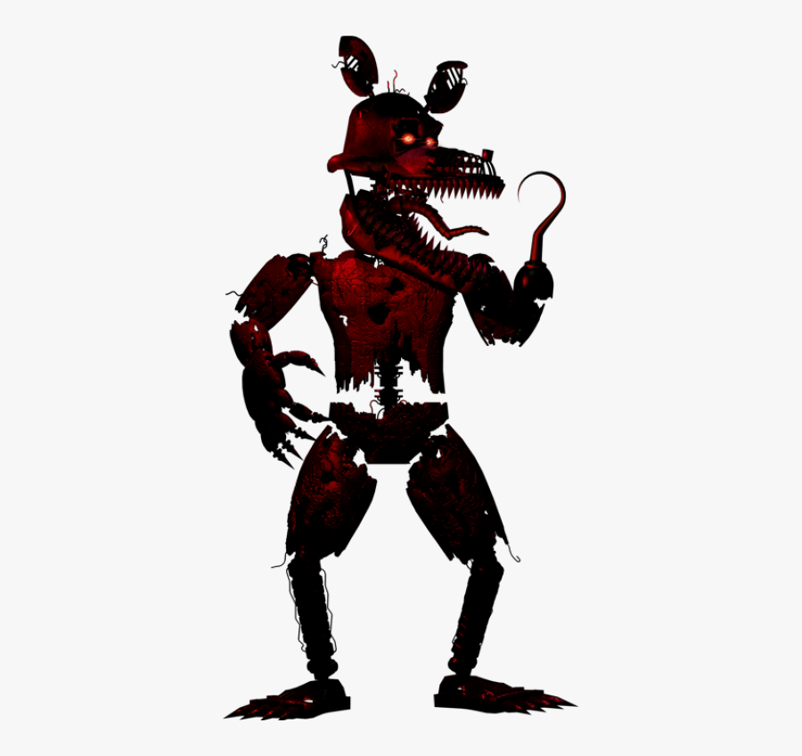 Fnaf Nightmare Foxy Full Body Free Transparent Clipart Clipartkey