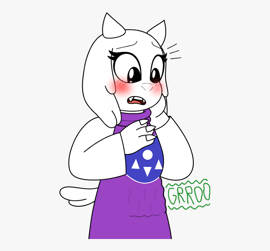 Toriel Stomach Growl , Png Download - Stomach Growl Fan Art, Transparent Clipart