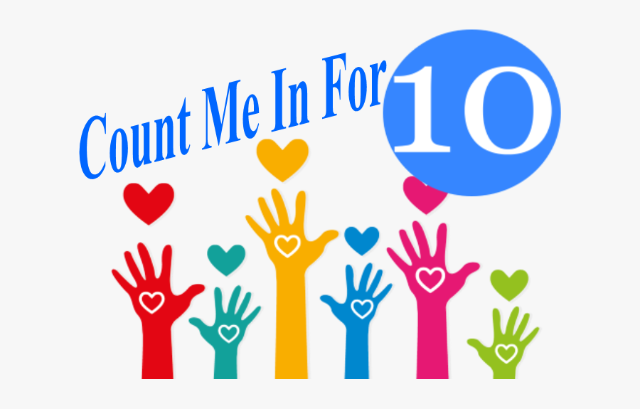 Me In - Transparent Helping Hands Png, Transparent Clipart